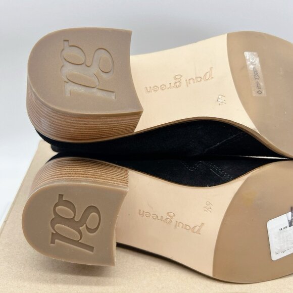 Paul Green Vienna Chelsea Ankle Boots Black Soft Suede US 9 UK 6.5 - $520 - Picture 12 of 13